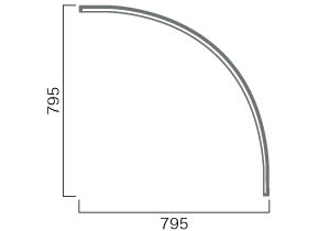 内面90度用カーブ